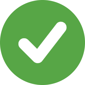 Green check mark
